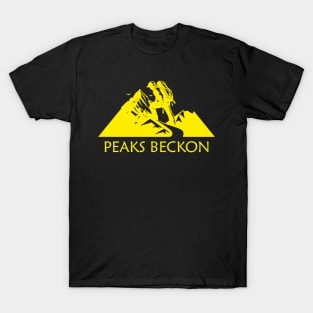 Climb. Peaks Beckon T-Shirt